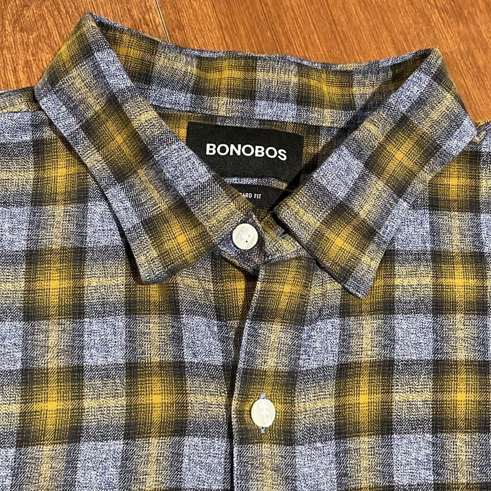 Bonobos Men’s Flannel Shirt Size Large.